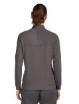 ICEBREAKER Wmns Mer 260 Waffle Knit Wander LS Half Zip, Obsidian (vzorek) velikost: S