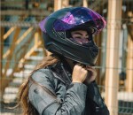 Helma na motocykl Nexx Y.100R Subsonic pink MT - M / černá