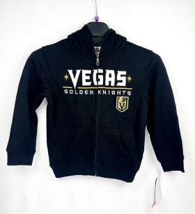 Outerstuff Dětská Mikina Vegas Golden Knights Stated Full Zip Hoodie Velikost: Dětské let)