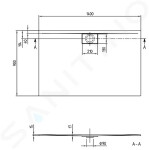 VILLEROY & BOCH - Architectura Sprchová vanička, 1400x900 mm, alpská bílá UDA1490ARA215V-01