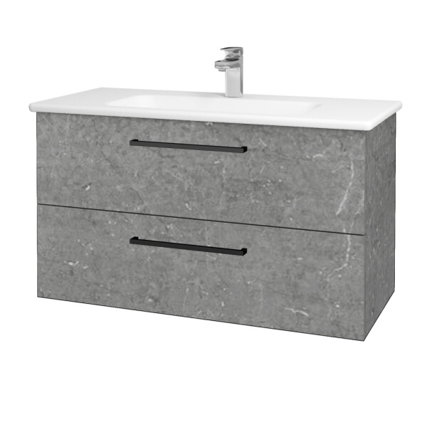 Dřevojas - Umyvadlová skříňka GIO SZZ2 100 - D20 Galaxy / Úchytka T06 / D20 Galaxy 277307H