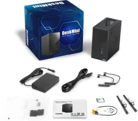 ASRock DeskMini B860 černá / Barebone / DDR5 / HDMI / DP / Thunderbolt 4 (90BXG5501-A10GA0W)