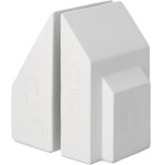Räder Porcelánová zarážka na knihy Twin House, bílá barva, porcelán