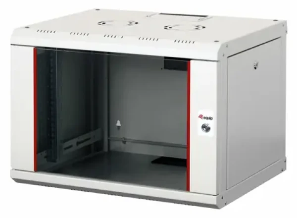 Equip Pro Mount světle šedá / Nástěnný rozvaděč / 19" / 7U / 600x450 mm / skleněné dveře (EPM-07-6045-G-CBAA)