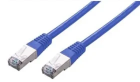 C-TECH patchcord Cat5e Kabel FTP 2 m modrá (CB-PP5F-2B)