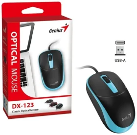 Genius DX-123 černo-modrá / drátová / 1200 dpi / USB (31010033405)