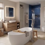 REA - Volně stojící baterie Logan Brush Nickle REA-B2222
