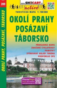 SC 209 Okolí Prahy, Posázaví, Táborsko 1:100 000