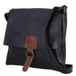 Trendy dámská koženková crossbody kabelka Mitta, modrá