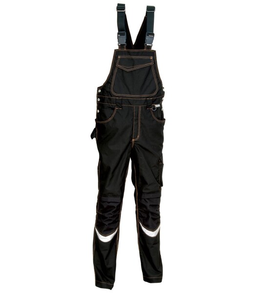 Pracovní kalhoty s laclem COFRA DORSET Barva: Černá, Velikost: 56 (CADORSET_05_56)