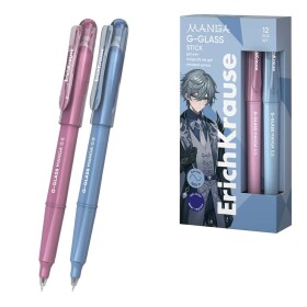 ErichKrause G-GLASS MANGA 0,5 mm modrý inkoust 12 ks
