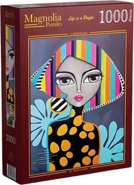 MAGNOLIA Puzzle Barevná dívka