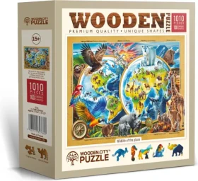 WOODEN CITY Dřevěné puzzle Planeta divokých zvířat