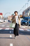 Nákupní taška přes rameno Reisenthel Shopper M Puffer iced matcha