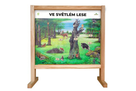 Stolní biotop s magnety - Ve světlém lese
