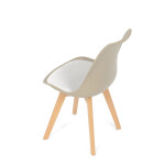 Židle jídelní, cappuccino plast, CT-X7055 CAP