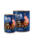 Brit Premium by Nature Pork with Trachea 800 g / Konzerva pro psy (8595602563371)