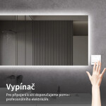 CERANO - Koupelnové LED zrcadlo Fiore - 80x60 CER-476708