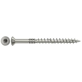 Fischer 660602 terasové šrouby 5 mm 40 mm vnitřní korunka šestihranná, vnitřní hvězdice, TX , Torx, T profil Ušlechtilá ocel V2A odolný proti korozi 200 ks