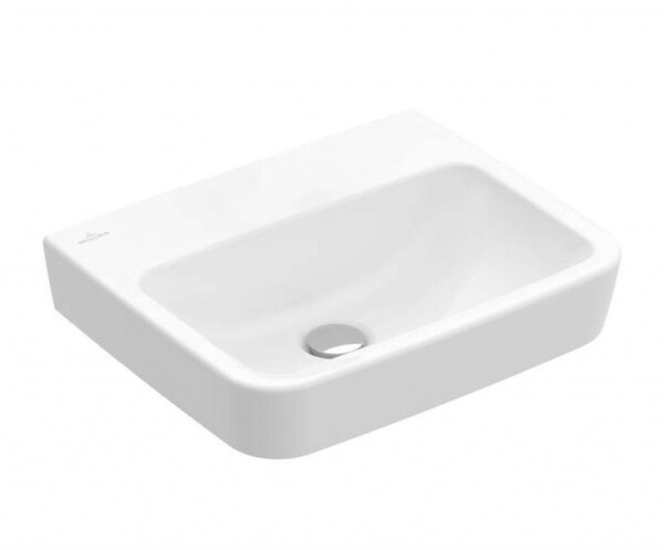 VILLEROY & BOCH - O.novo Umývátko 50x37 cm, bez přepadu, bez otvoru pro baterii, CeramicPlus, alpská bílá 434453R1