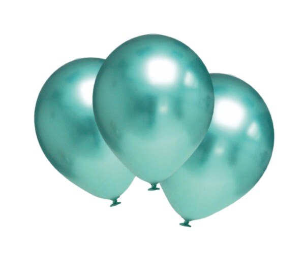 Balónky chromové zelené 6 ks 30 cm balonky.cz Balónky chromové zelené 6 ks 30 cm balonky.cz