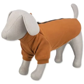 TRIXIE CityStyle Amsterdam mikina pro psy S 40 cm oranžová / Bavlna / Zip na zádech / O-zip pro postroj (G14-680725)