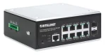 Intellinet 8-Port Gigabit PoE+ Switch / Switch / Managed L2+/L3 / 2x SFP / DIN lišta / IP30 (508278)
