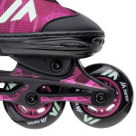 Dětské kolečkové brusle 92800482425 černo-růžové - Martes 34-37
