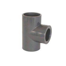 Aquaram PVC tvarovka - T-kus 90° redukovaný 50 x 20 mm, DN=50/20 mm, d=63 mm, lepení / lepení