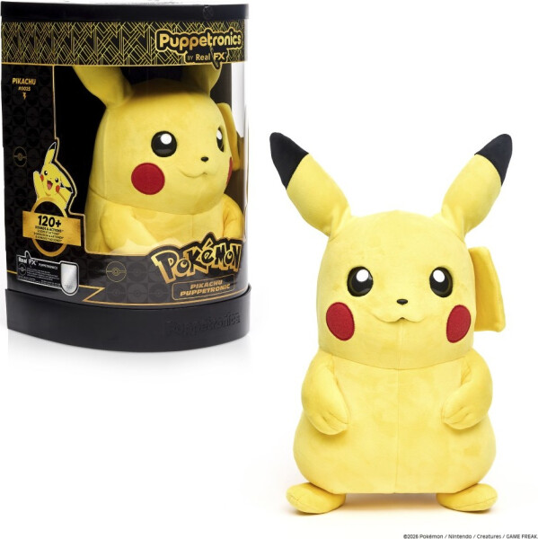 Pokémon Real FX Interaktivní plyšák - Pikachu - WOW Stuff
