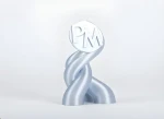 Filament PM PLA SILK Silver Gleam / Tisková struna / 1,75 mm / 1 kg (CZF175SILK_SG)