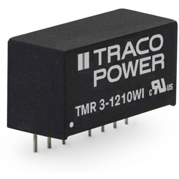 TracoPower TMR 3-1211WI DC/DC měnič napětí do DPS 12 V/DC 5 V/DC 600 mA 3 W Počet výstupů: 1 x Obsah 10 ks