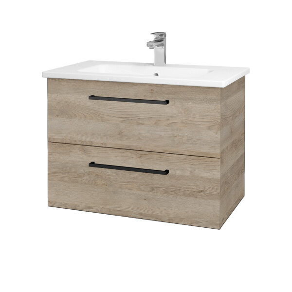 Dřevojas - Umyvadlová skříňka GIO SZZ2 80 - D17 Colorado / Úchytka T06 / D17 Colorado 202156H