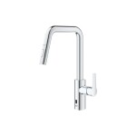 GROHE - QuickFix Start Elektronická dřezová baterie s výsuvnou sprškou, bateriové napájení, chrom 1012430000