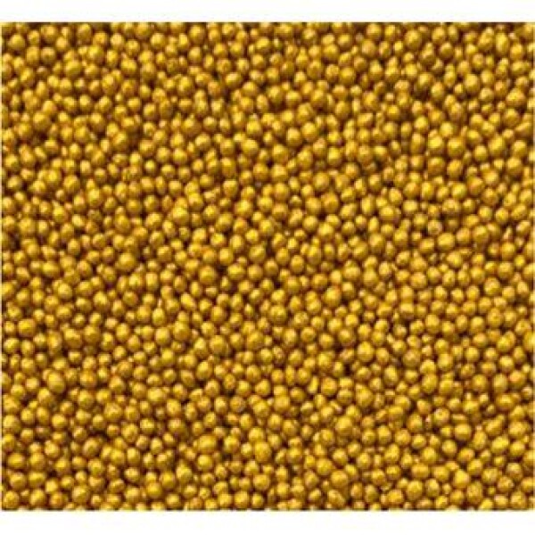 Cukrové perličky metalické zlaté 2mm 1kg - I LOVE CAKES