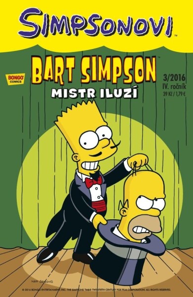 Bart Simpson Mistr iluzí Groening