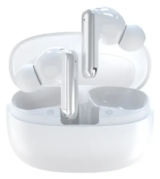 Dudao U21 TWS bílá / Bezdrátová sluchátka do uší / ANC / ENC / Bluetooth