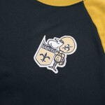 Nike Pánská mikina New Orleans Saints NFL Raglan Throwback Crewneck Velikost: S
