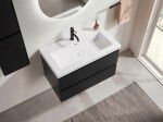 CERANO - Koupelnová skříňka pod umyvadlo Carole - černá matná - 79x48x45 CER-431572