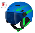 Etape dětská lyžařská přilba RIDER PRO LIGHT, modrá/zelená mat (technologie In-mold, velikost S (53-55cm))