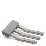 Weidmüller Z-series, Accessories, Cross-connector, For the terminals, No. of poles: 2 ZQV 2.5/2 1608860000-60 žlutá 60 ks