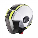 Moto přilba Scorpion Exo-City II Vel bílo/fluo žlutá - L