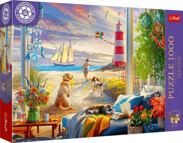 TREFL Puzzle Premium Plus Tea Time: Letní vánek