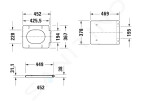 DURAVIT - Vero Air WC sedátko, bílá 0022010000