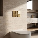 REA - Podomítkový Instalační Set Slim 024N pro WC s Tlačítkem J Gold KPL-E1636