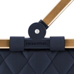 Nákupní košík Reisenthel Carrybag Frame Rhombus midnight gold