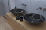 Umyvadlová baterie SAT Aurum včetně podomítkového tělesa chrom SATBAUR101CR SATBAUR101CR