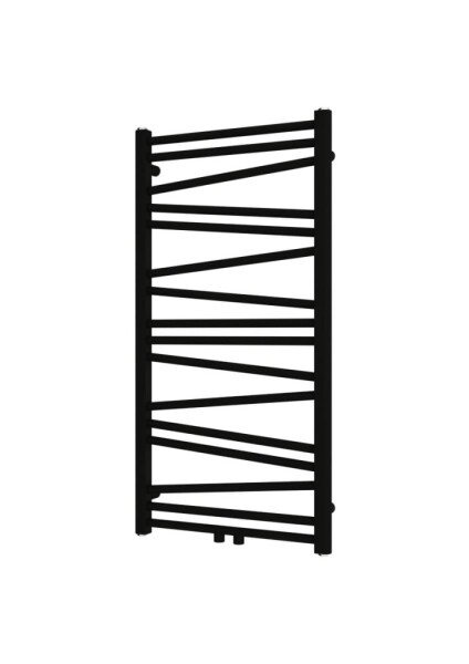 Radiátor kombinovaný SAT Lilon 97,5x50 cm černá matná SATRALI975500SBL SATRALI975500SBL