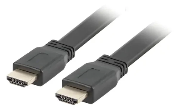 Lanberg CA-HDMI-21CU-0018-BK černá / Kabel HDMI / 1.8 m / HDMI 2.0 / 18 Gbit/s / ARC (CA-HDMI-21CU-0018-BK)