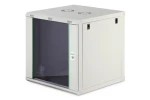 Digitus Dynamic šedá / Nástěnný rozvaděč / 19" / 12U / 607x600x600 mm / skleněné dveře (DN-37110)